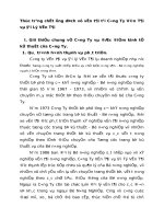 THỰC TRẠNG CHẤT LƯỢNG DỊCH VỤ VẬN TẢI TẠI CÔNG TY VÂN TẢI VÀ ĐẠI LÝ VẬN TẢI