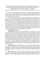 ĐỀ XUẤT NHẰM HOÀN THIỆN KIỂM TOÁN CHU TRèNH BÁN HÀNG VÀ THU TIỀN TRONG KIỂM TOÁN BÁO CÁO TÀI CHÍNH CỦA CễNG TY KIỂM TOÁN VÀ KẾ TOÁN HÀ NỘI