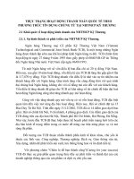 THỰC TRẠNG HOẠT ĐỘNG THANH TOÁN QUỐC TẾ THEO PHƯƠNG THỨC TÍN DỤNG CHỨNG TỪ TẠI NHTMCP KỸ THƯƠNG