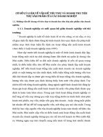 CƠ SỞ LÝ LUẬN VỀ VẤN ĐỀ TIÊU THỤ VÀ DOANH THU TIÊU THỤ SẢN PHẨM CỦA CÁC DOANH NGHIỆP