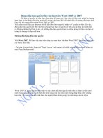 Đóng dấu bản quyền trong Word