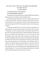 THỰC TRẠNG CÔNG TCS PHÂN TÍCH TÀI CHÍNH DOANH NGHIỆP TRONG HOẠT ĐỘNG TÍN DỤNG TẠI TECHCOMBANK