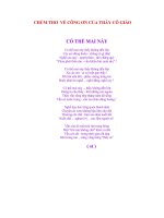 chum tho ca ngoi cong on thay co giao