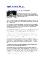 Người ta lớn để làm gì