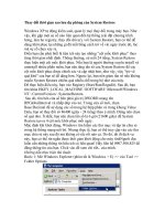 Thay đổi thời gian sao lưu dự phòng của System Restor1