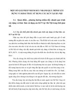 MỘT SỐ GIẢI PHÁP NHẰM ĐẨY NHANH QUÁ TRÌNH XÂY DỰNG VÀ KHAI THÁC SỬ DỤNG CÁC KCN TẠI HÀ NỘI