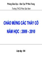 MỘI TRUONG TRUYỀN ÂM
