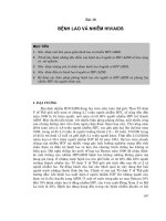 Bệnh lao và nhiếm HIV-AIDS