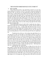 Một số kinh nghiệm khi soạn GAĐT