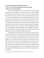 LÝ LUẬN CHUNG VỀ SXKD VÀ HIỆU QUẢ SXKD