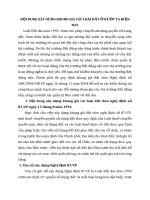 NỘI DUNG XÂY DỰNG KHUNG GIÁ CÁC LOẠI ĐẤT Ở NƯỚC TA HIỆN NAY