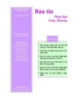 Bản tin pháp luật công thương