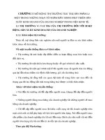 CHƯƠNG 1 MỞ RỘNG THỊ TRƯỜNG TIÊU THỤ SẢN PHẨM LÀ MỘT TRONG NHỮNG NHÂN TỐ NHẰM ĐẨY MẠNH PHÁT TRIỂN SẢN XUẤT KINH DOANH CỦA DOANH NGHIỆP TRONG NỀN KINH TẾ