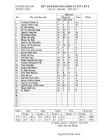 Kết quả KTĐK GKI 2010-2011