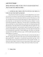 PHƯƠNG HƯỚNG HOÀN THIỆN TỔ CHỨC CÔNG TÁC HẠCH TOÁN KẾ TOÁN THUẾ TẠI NHÀ MÁY THIẾT BỊ BƯU ĐIỆN