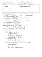 Đề kiểm tra 1 tiết ( chan le)