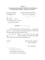 Mẫu xin phép làm thêm từ trên 200 giờ đến 300 giờ trong năm