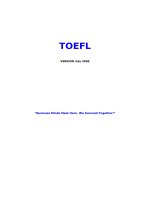 Toefl stucture bank part 1