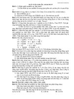 Bài tập về anđehit