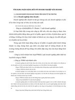 TÍN DỤNG NGÂN HÀNG ĐỐI VỚI DOANH NGHIỆP DÂN DOANH