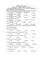 40 de khao sat học sinh dai tra thang 11