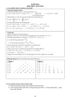 Bài tập hay về nhị thức newton