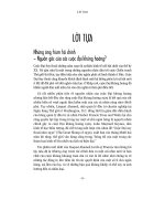 Nhung ong trum tai chinh -Lời tựa