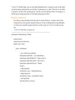 Mảng, Chỉ Mục, Tập Hợp phần cuối