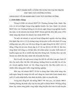 THỰC TRẠNG CHẤT LƯỢNG TÍN DỤNG TDH TẠI CHI NHÁNH NHCT KHU VỰC CHƯƠNG DƯƠNG