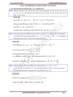 Tuyển tập các dạng bài tập hình học phẳng phục vụ ôn thi đại hoc 2013 