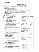 Giáo án ló­p 4 học kì I th­eo chuẩn KTKN - Hiếu