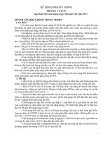 KÊ HOẠCH HOẠT ĐỘNG THÁNG 11/2010