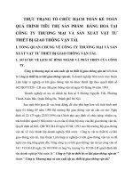 THỰC TRẠNG TỔ CHỨC HẠCH TOÁN KẾ TOÁN QUÁ TRÌNH TIÊU THỤ SẢN PHẨM  HÀNG HOÁ TẠI CÔNG TY THƯƠNG MẠI VÀ SẢN XUẤT VẬT TƯ THIẾT BỊ GIAO THÔNG VẬN TẢI