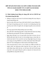 MỘT SỐ GIẢI PHÁP NÂNG CAO CHẤT LƯỢNG TÍN DỤNG ĐỐI VỚI CÁC DOANH NGHIỆP VỪA VÀ NHỎ TẠI CHI NHÁNH NHNO  PTNT ĐÔNG HÀ NỘI