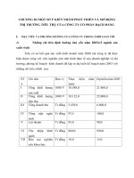 CHƯƠNG III MỘT SỐ Ý KIẾN NHẰM PHÁT TRIỂN VÀ MỞ RỘNG THỊ TRƯỜNG TIÊU THỤ CỦA CÔNG TY CỔ PHẦN BẠCH ĐẰNG