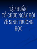 Tài liệu tập huấn vệ sinh trường học