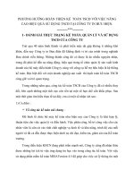 PHƯƠNG HƯỚNG HOÀN THIỆN KẾ  TOÁN TSCĐ VỚI VIỆC NÂNG CAO HIỆU QUẢ SỬ DỤNG TSCĐ TẠI CÔNG TY IN BƯU ĐIỆN