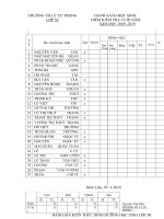 Danh sách HS 2010-2011