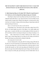 MỘT SỐ GIẢI PHÁP VÀ KIẾN NGHỊ NHẰM NGĂN NGỪA VÀ HẠN CHẾ RỦI RO TÍN DỤNG TẠI CHI NHÁNH NGÂN HÀNG CÔNG THƯƠNG ĐỐNG ĐA