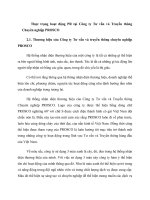 Thực trạng hoạt động PR tại Công ty Tư vấn và Truyền thông Chuyên nghiệp PROSCO