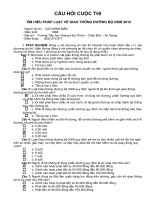 Bài dự thi An Toàn giao thông