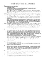 Thủ thuat toi ưu hoa may tinh