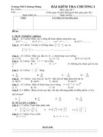 kiểm tra đại số 7 chương 1