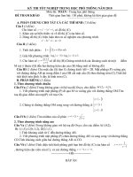 Đề & HD Toán TN THPT 2010 số 8