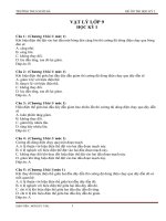 bộ đề ôn thi học kì 1 vật lí 9