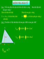 tiết 29 Diện tích tam giác (chuẩn )