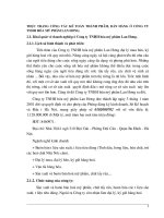 Thực trạng công tác kế toán thành phẩm, bán hàng ở Công ty TNHH hóa mỹ phẩm Lan Hương