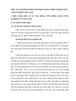 MỘT SỐ GIẢI PHÁP NHẰM GÓP PHẦN HOÀN THIỆN CHÍNH SÁCH CÔNG NGHIỆP VIỆT NAM