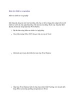 Kiểm tra chính tả và ngữ pháp