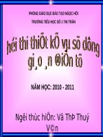 NGƯỜI GÁC RỪNG TÍ HON ( TUẦN 13)